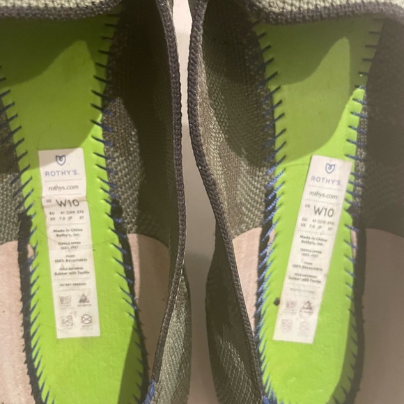 The Rothy's Olive Camo Loafers- Size 10 - Picture 3 of 4